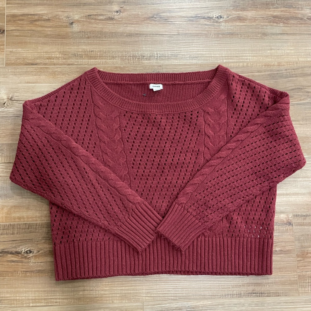 Cropped Sweater Garage